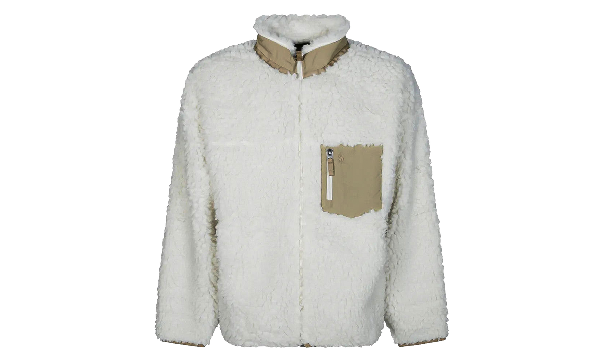 Shaggy Hi-Pile Full-Zip Jacket "Clubhouse Cream" 710B26088002