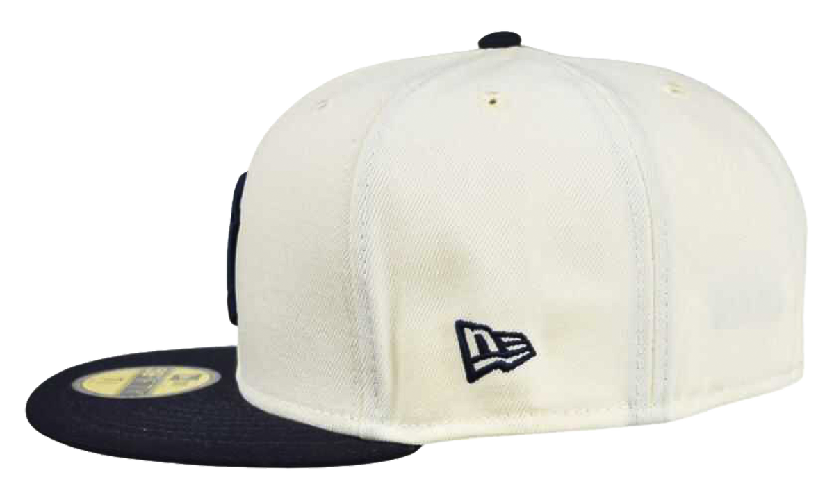 New York Yankees Evergreen Fitted Hat "Chrome White / Navy" 60439187