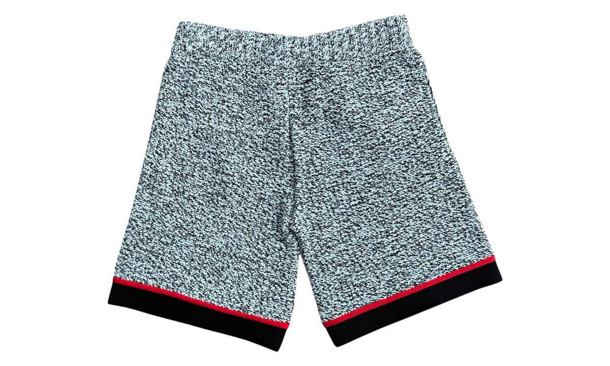 Cotton Mouliné Shorts "Black / White / Blue" MPF25 KW 1009 01