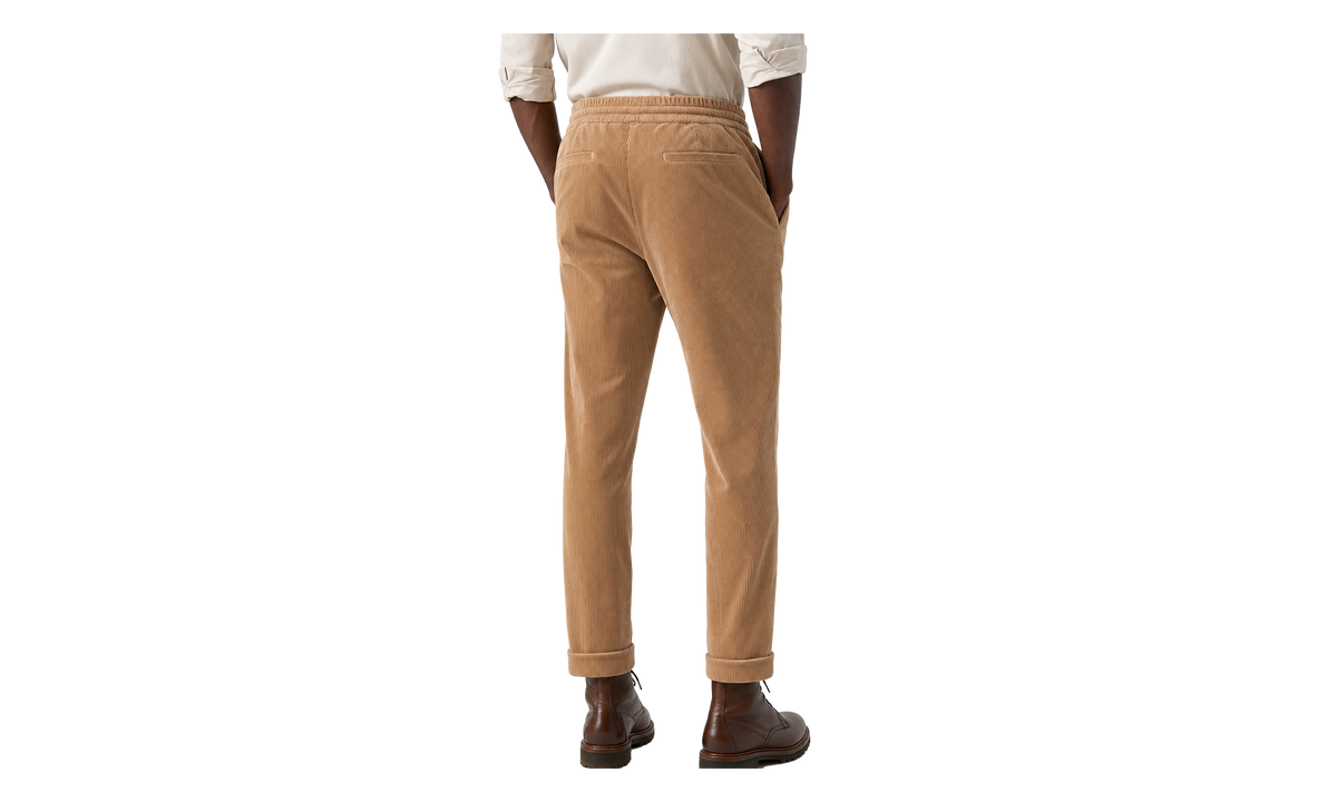 Cotton Corduroy Trousers "Tan" BRUN2670