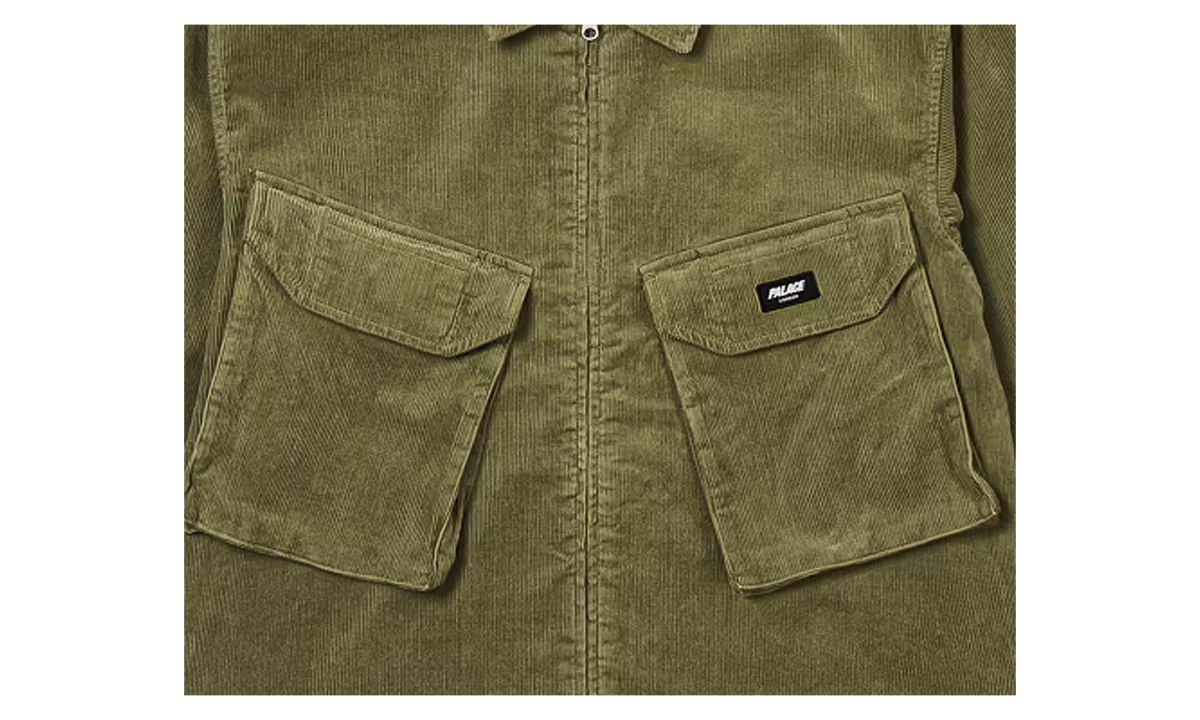 Cord Pdu Overshirt "Olive" p0186