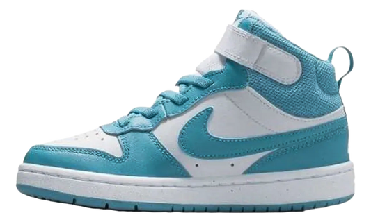 Court Borough Mid 2 PS "White Denim Turquoise" CD7783 129