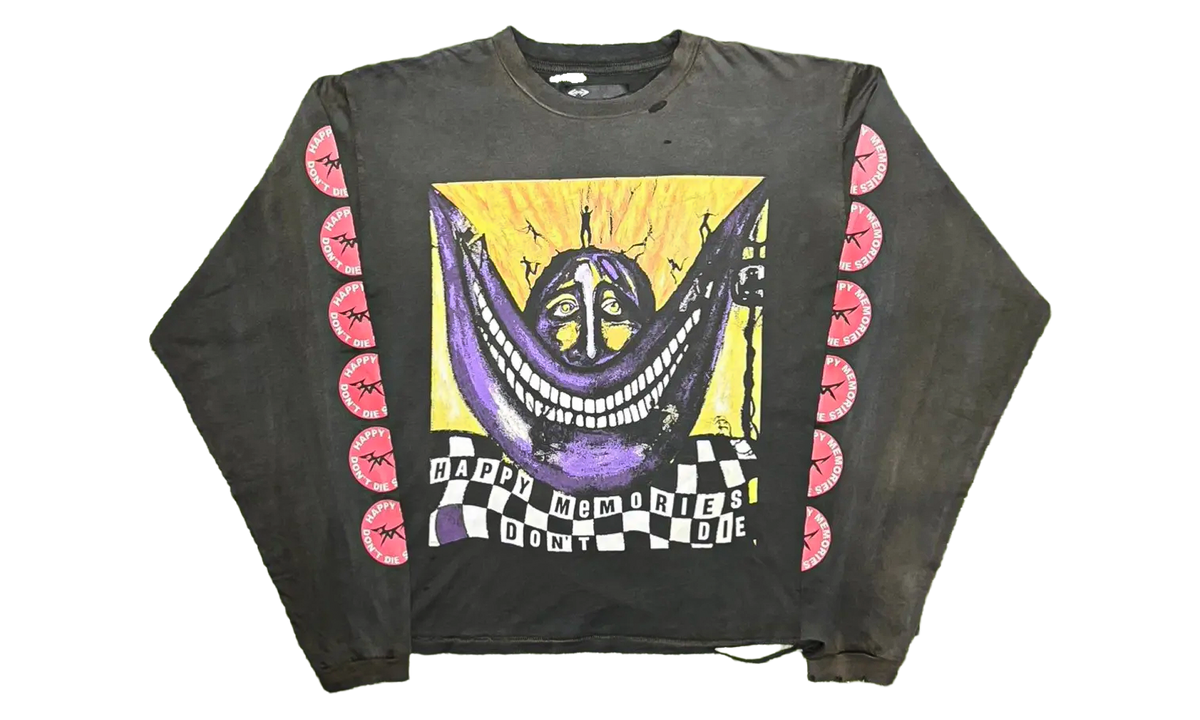 Smiley Long Sleeve T-Shirt "Black" HMDD132