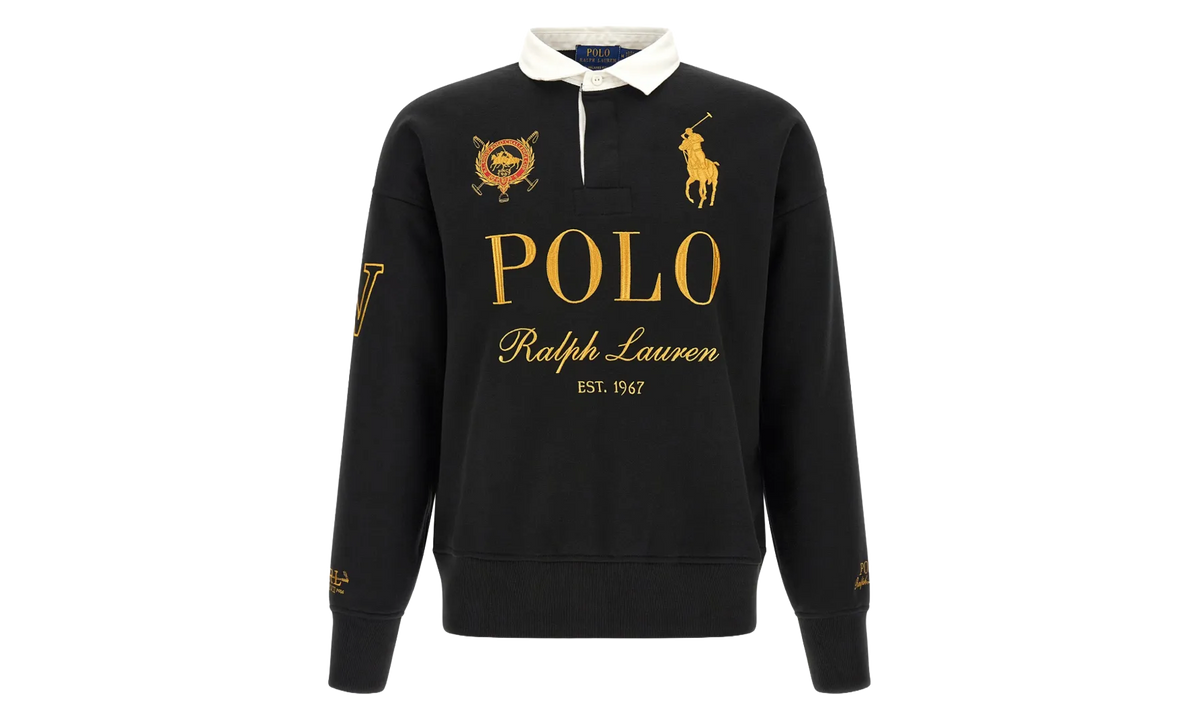 BIg Pony Relaxed Fit LS Rugby "Black" 710B28609001
