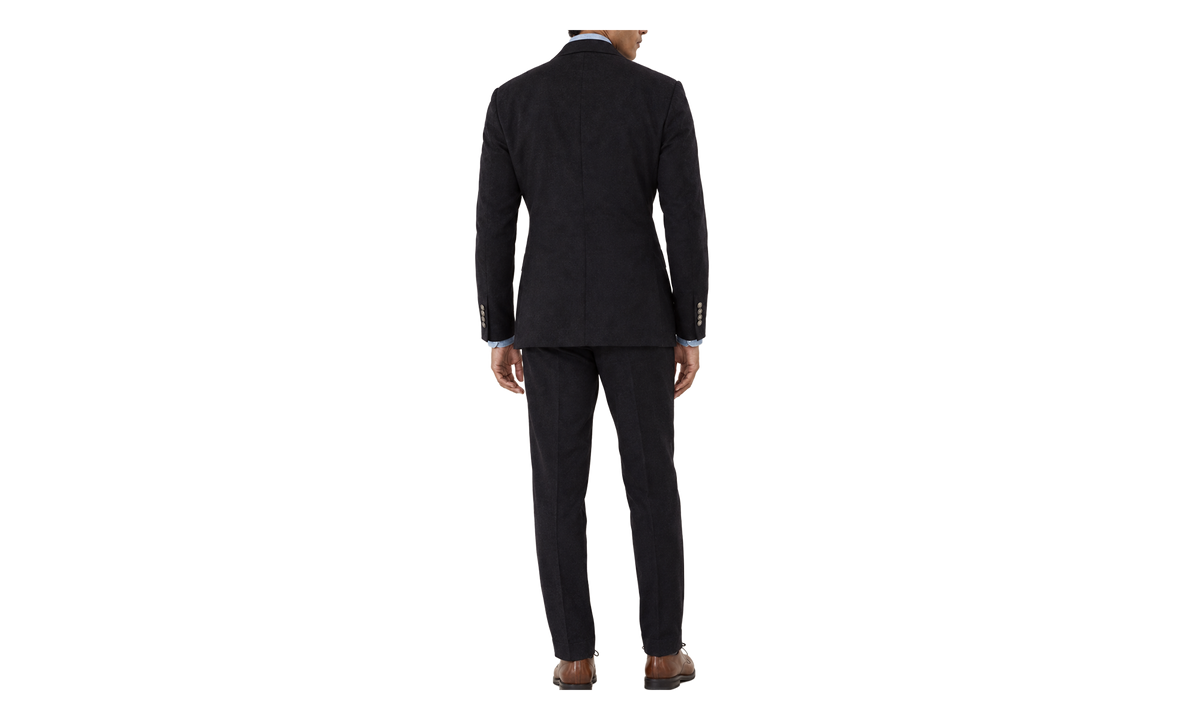 Wool Double-Breasted Suit "Black" BRUN3005