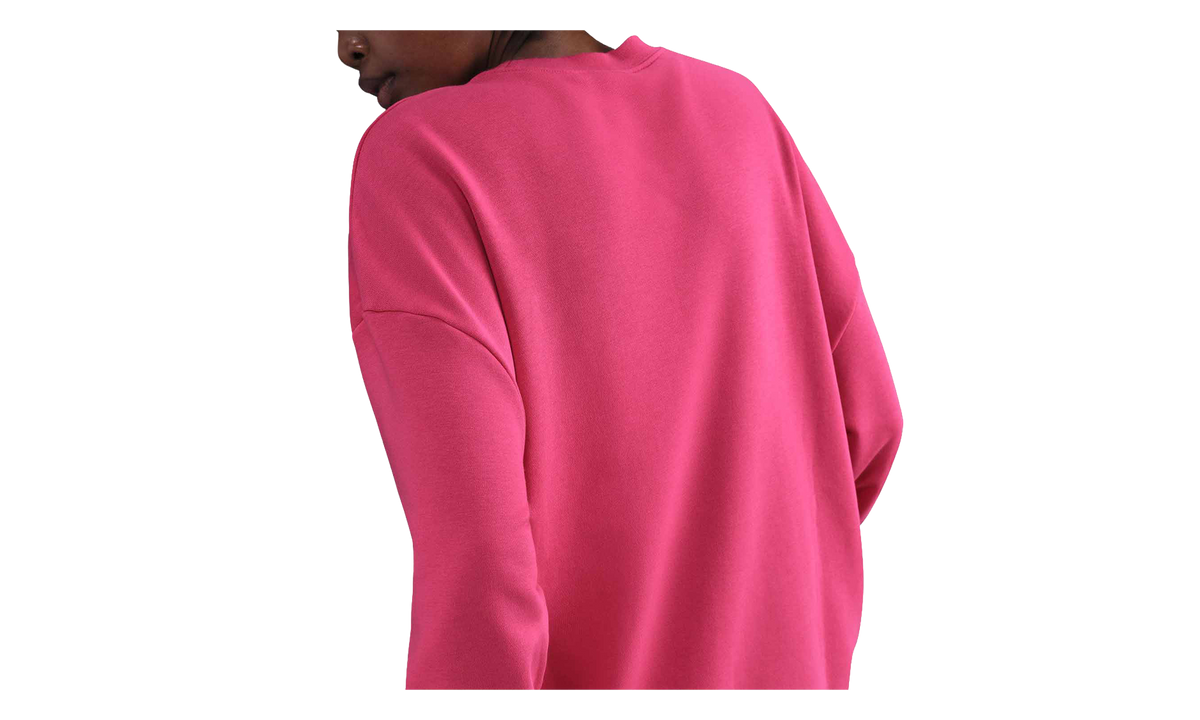 Sportswear Club Fleece Loose Crew-Neck Sweatshirt WMNS "Pink Gaze / White" HV2326 666