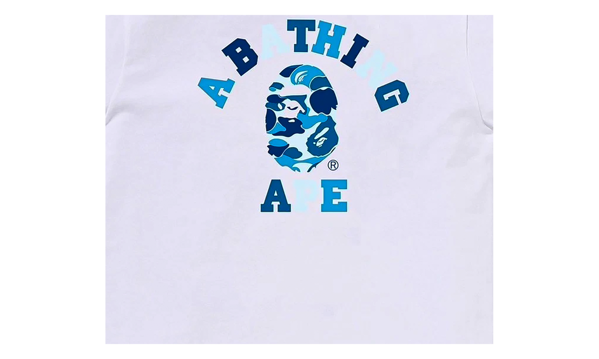 ABC Camo College Tee "White / Blue" 1M80110005WHTBLU