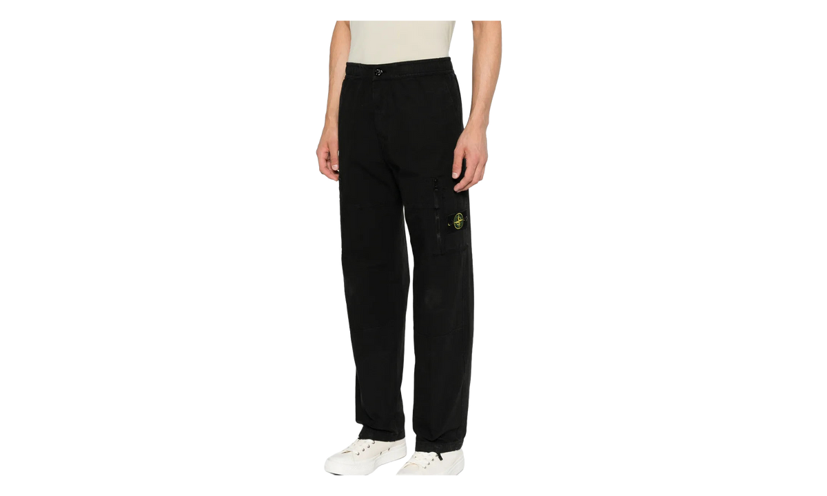 Cotton Ripstop Cargo Pants "Black" 3100015 S0211 V0029