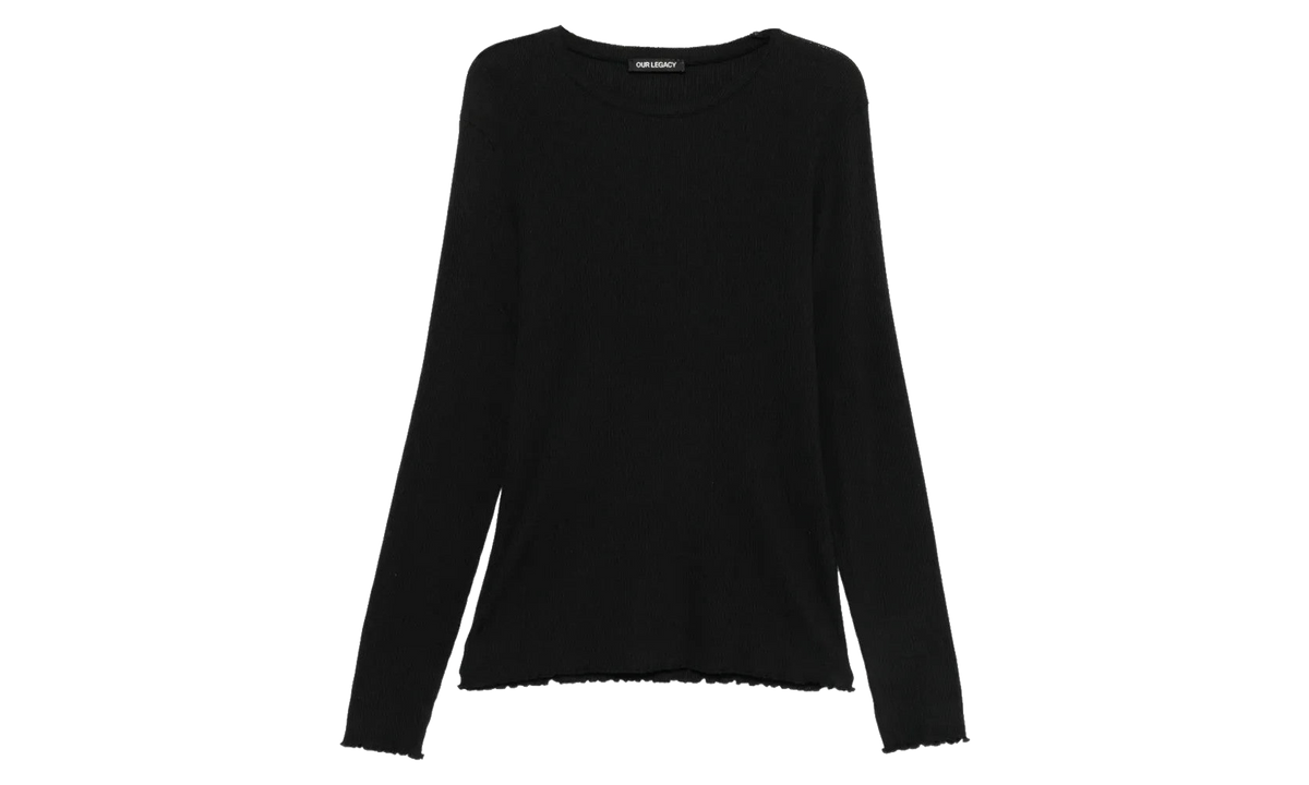 Elongated Long-Sleeve Tee "Charred Shade" M4266EC