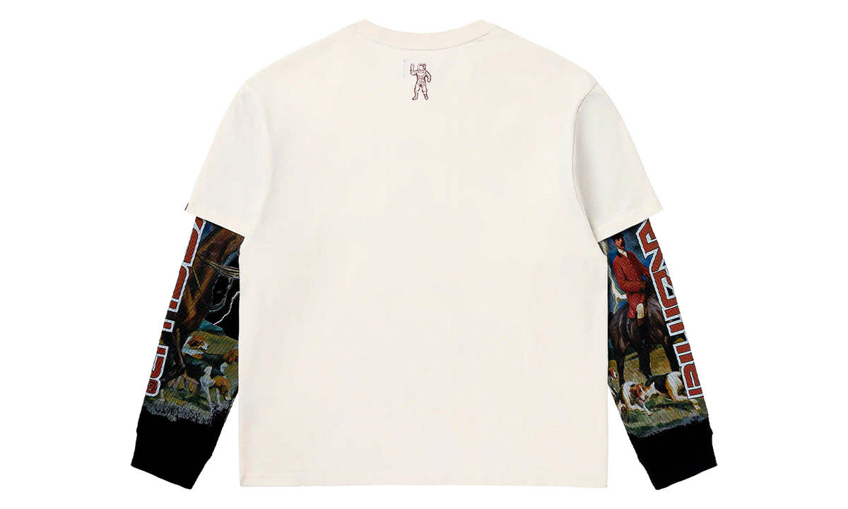 Wellness Double Layer Long-Sleeve Knit Tee "Gardenia" 861 7318 GARDENIA
