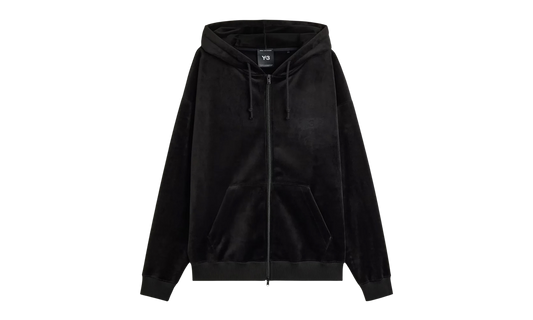 Y-3 Velvet Corduroy Zip Hoodie "Black" IA4371