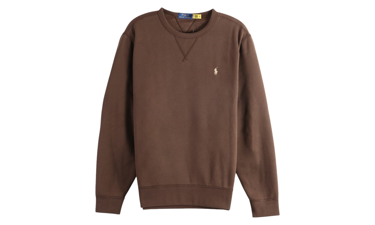 Fleece Crewneck Sweatshirt "Nutmeg Brown" 710766772067