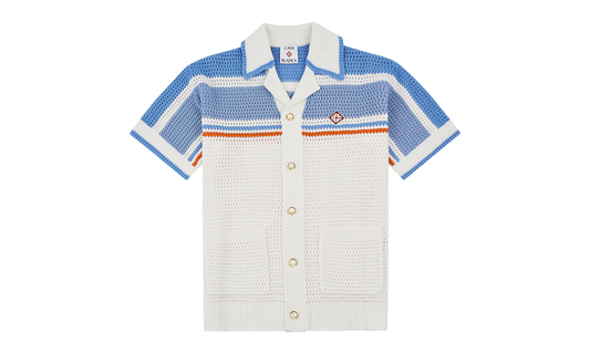 Tennis Crochet Shirt "White" MPF25 KW 997 01