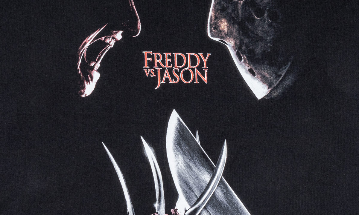 Friday the 13th Freddy vs Jason Vintage Tee "Black" KHMG030230 001