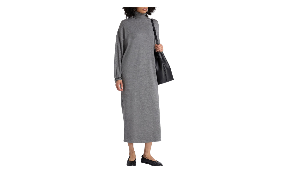 Wool Dress WMNS "Medium Grey" BRUN2844