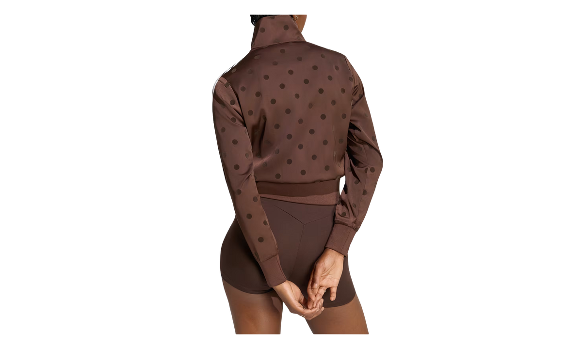 SATIN POLKA DOTS TT Track Top "Auburn" LI2855