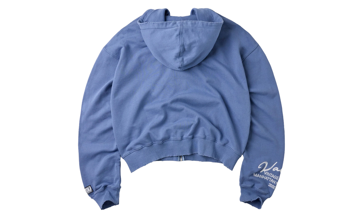 SUNDAY ZIP UP HOODIE "Blue" VAL497