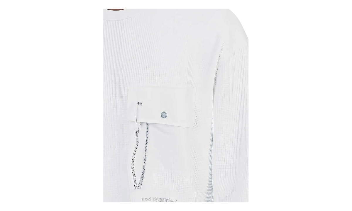 PE Waffle Long-Sleeve Tee "White" 5744284168 030