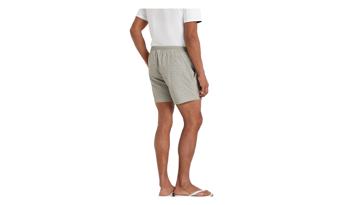 Patterned Swim Shorts "Sage" BRUN2998