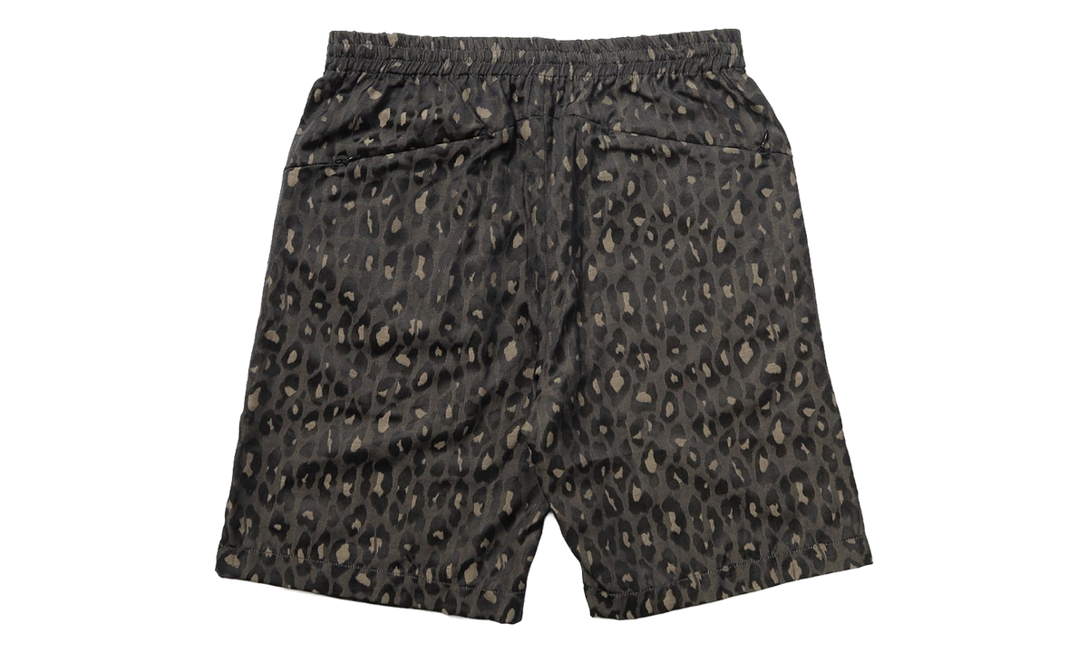 Basketball Short - PE/C Jacquard Cloth "Leopard" QV247 LPD