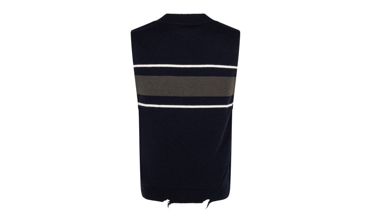 AMBUSH DANGLED RIB KNIT SWEATER VEST VESTS NAVY "Navy" BMHZ001S24KNI0014656