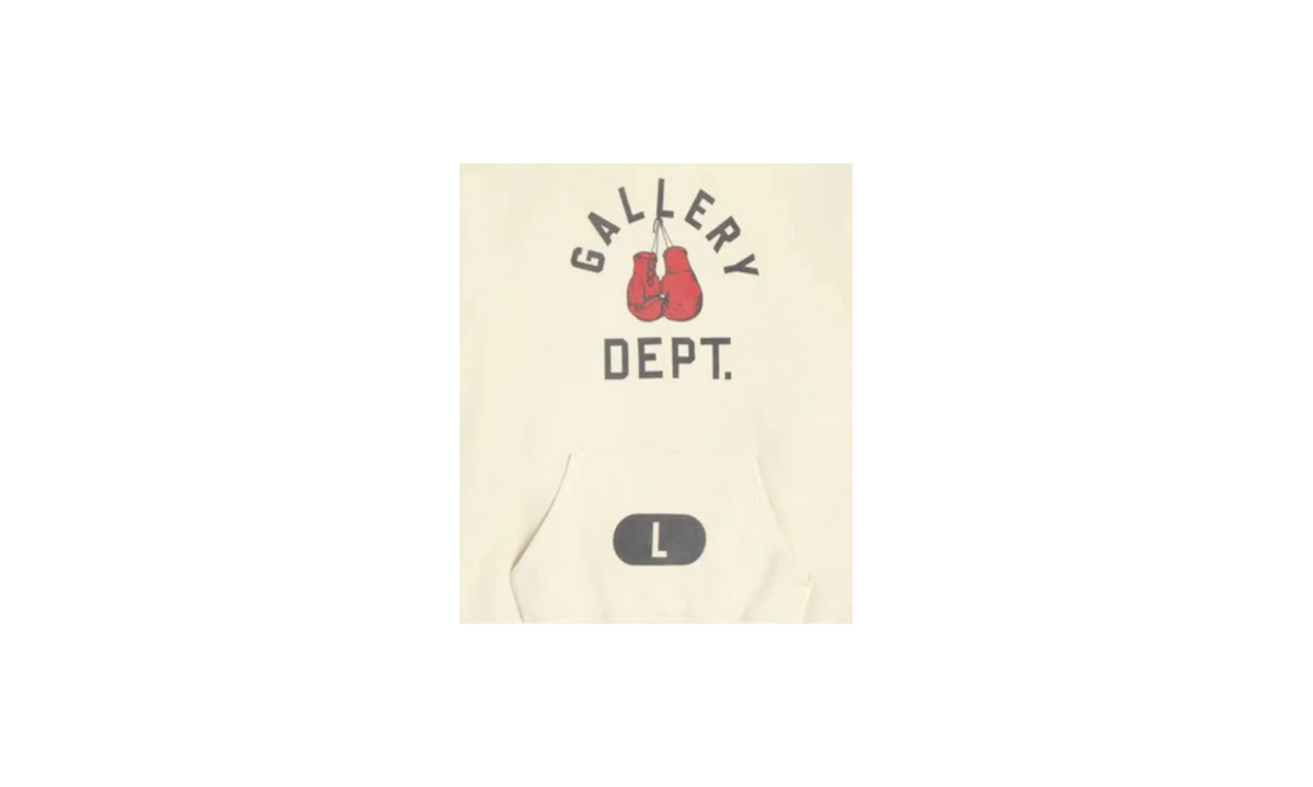 Boxing Gloves Logo Hoodie "Cream" AEQWMZWT