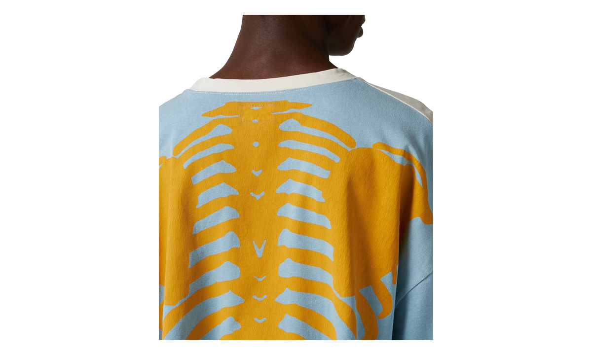 Jersey 2Tones Big Pocket T-Shirt (Bone) "Ecru / Sax" EK 1446SC ECRU