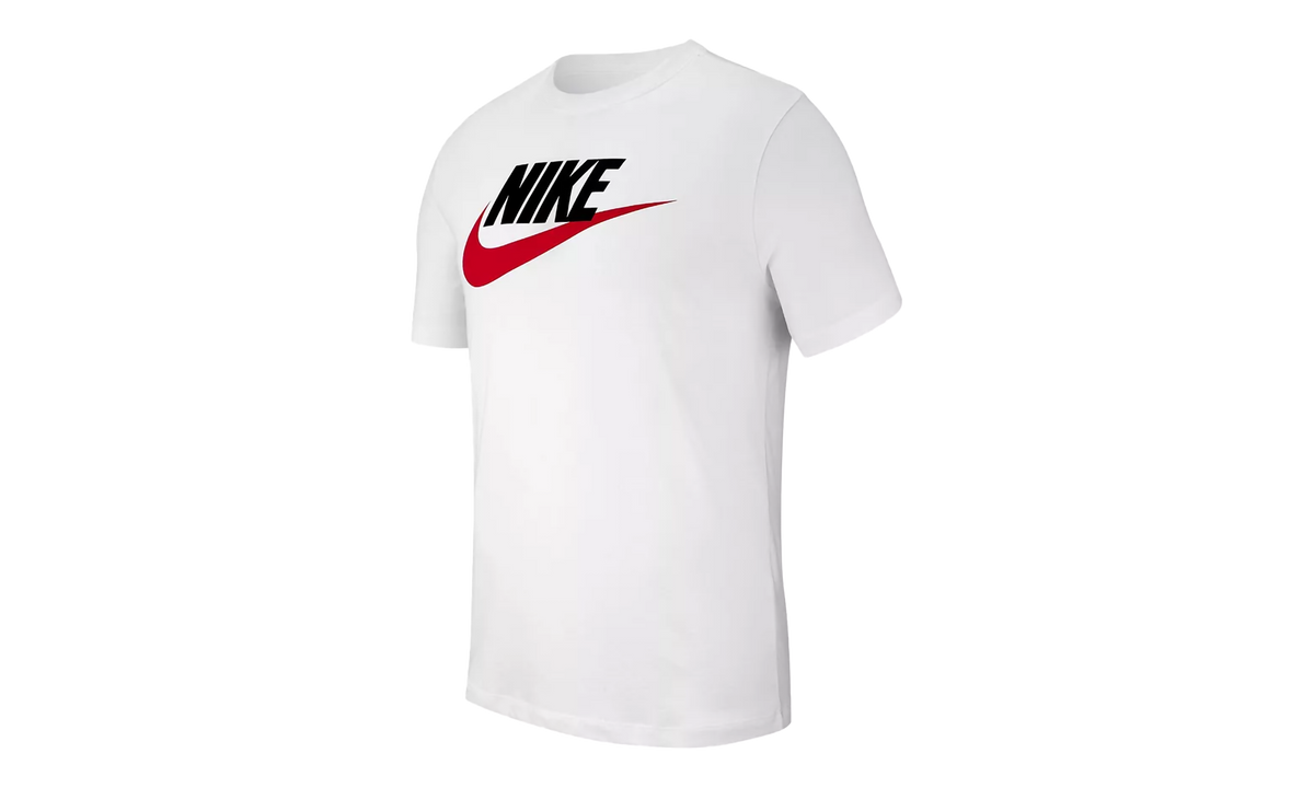 Sports Wear Icon Futura Tee Mens Style "WHITE/BLACK/RED" AR5004 100