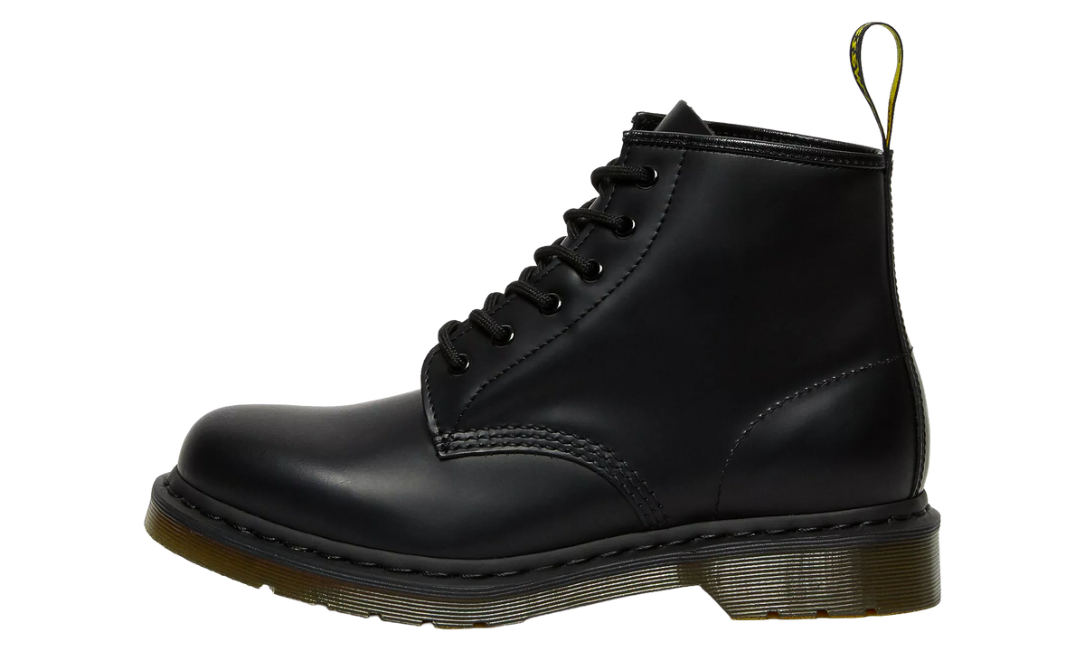 101 Black Stitch Smooth Leather Ankle Boot "Black" 24255001