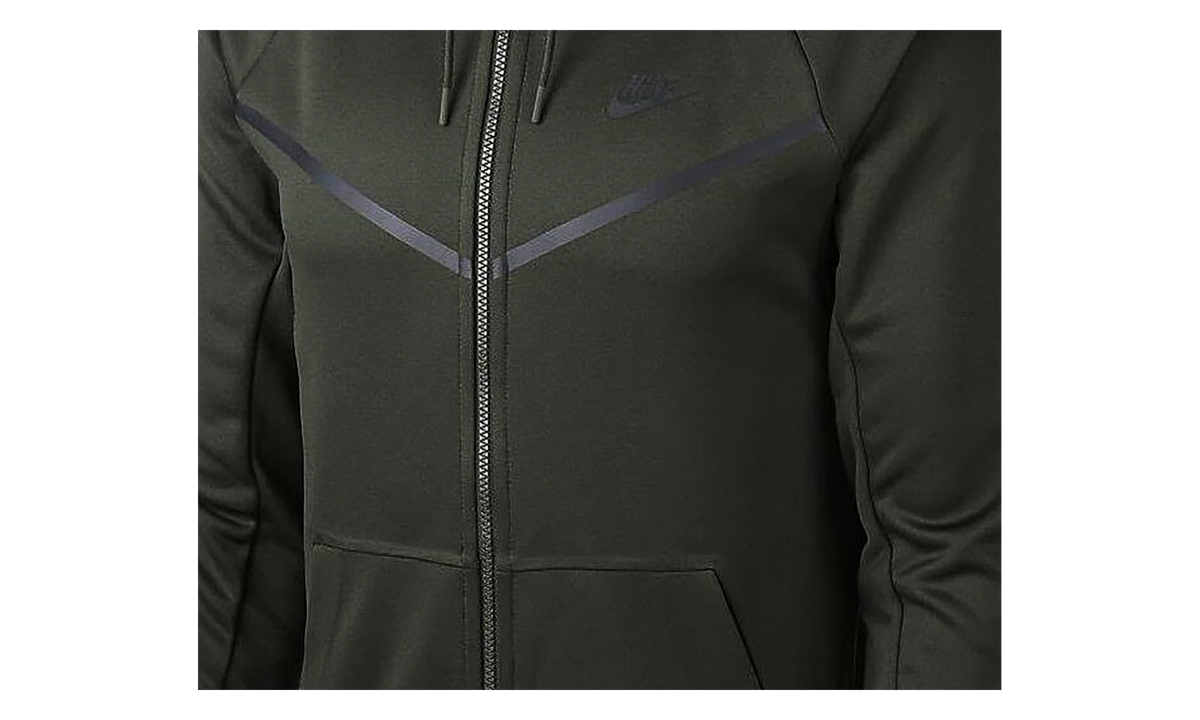 Tech Icon Pack Full-Zip Windrunner Hoodie "Green / Black" AQ0823 355