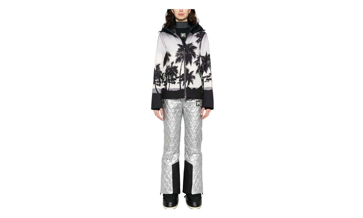 Reflective Ski Pants "Silver / Black" PWKR001R24FAB0017210