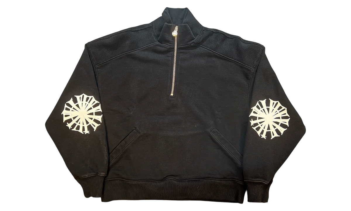 L'Esprit Quater Zip Hoodie "Black" AST046