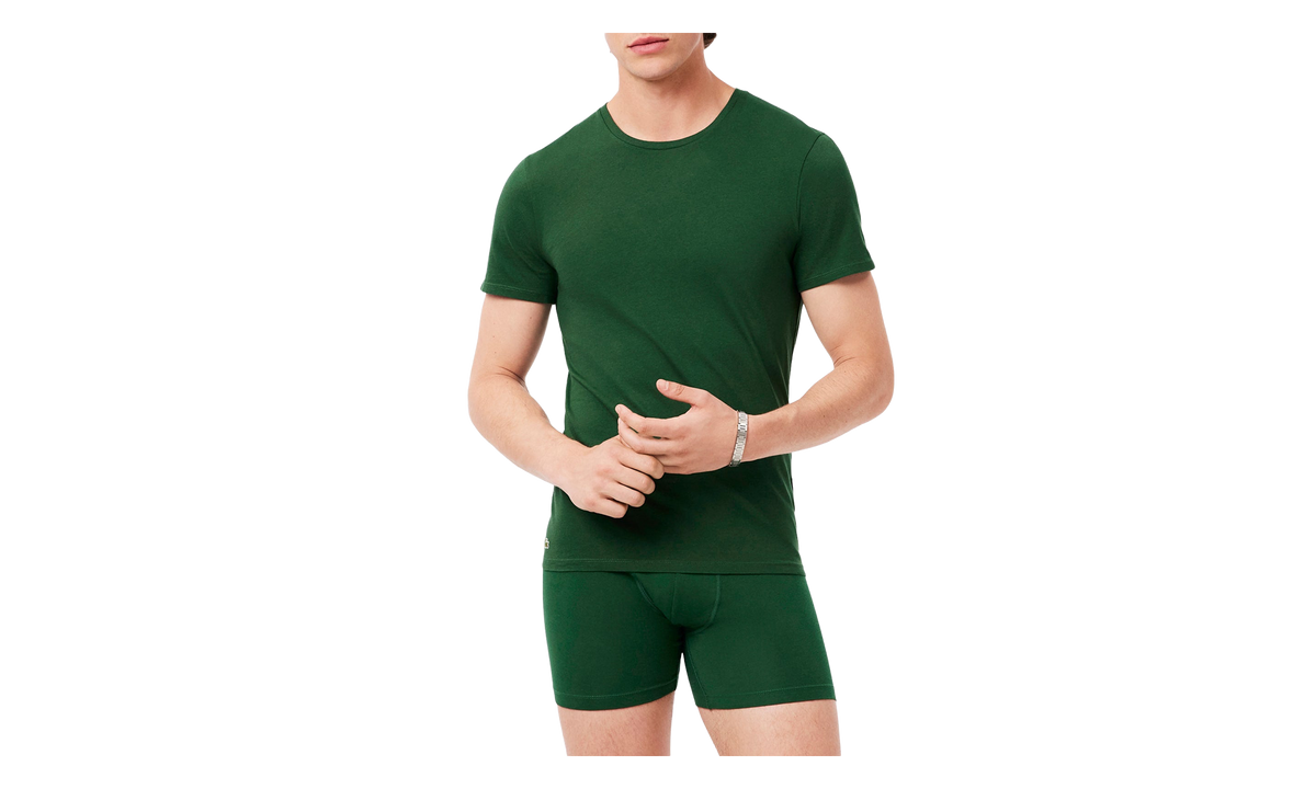 3-Pack Slim Fit Undershirts "Green / White / Black" TH2273 51 ISZ