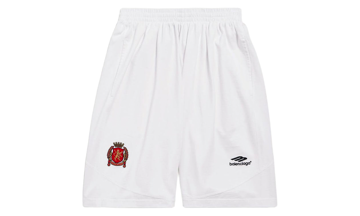 Baggy Soccer Shorts "White" 777709TPVW29040