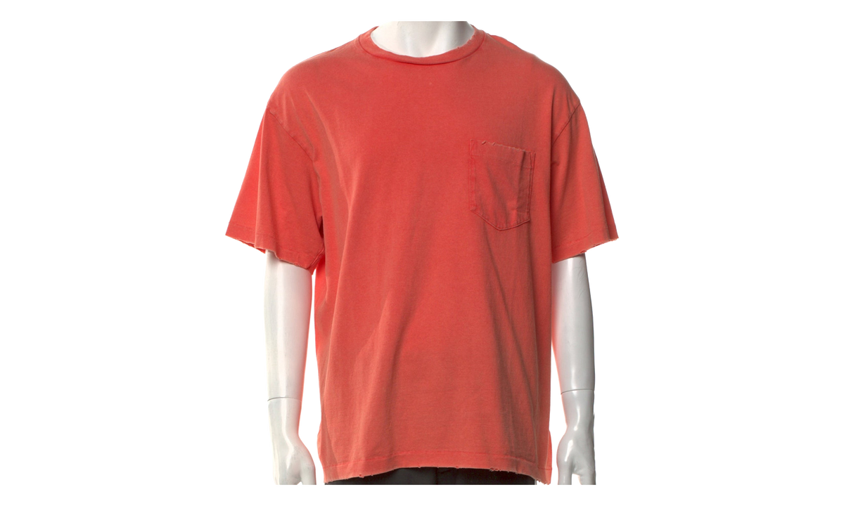 Plain Vintage Crewneck Sweatshirt "Washed Orange" GD454