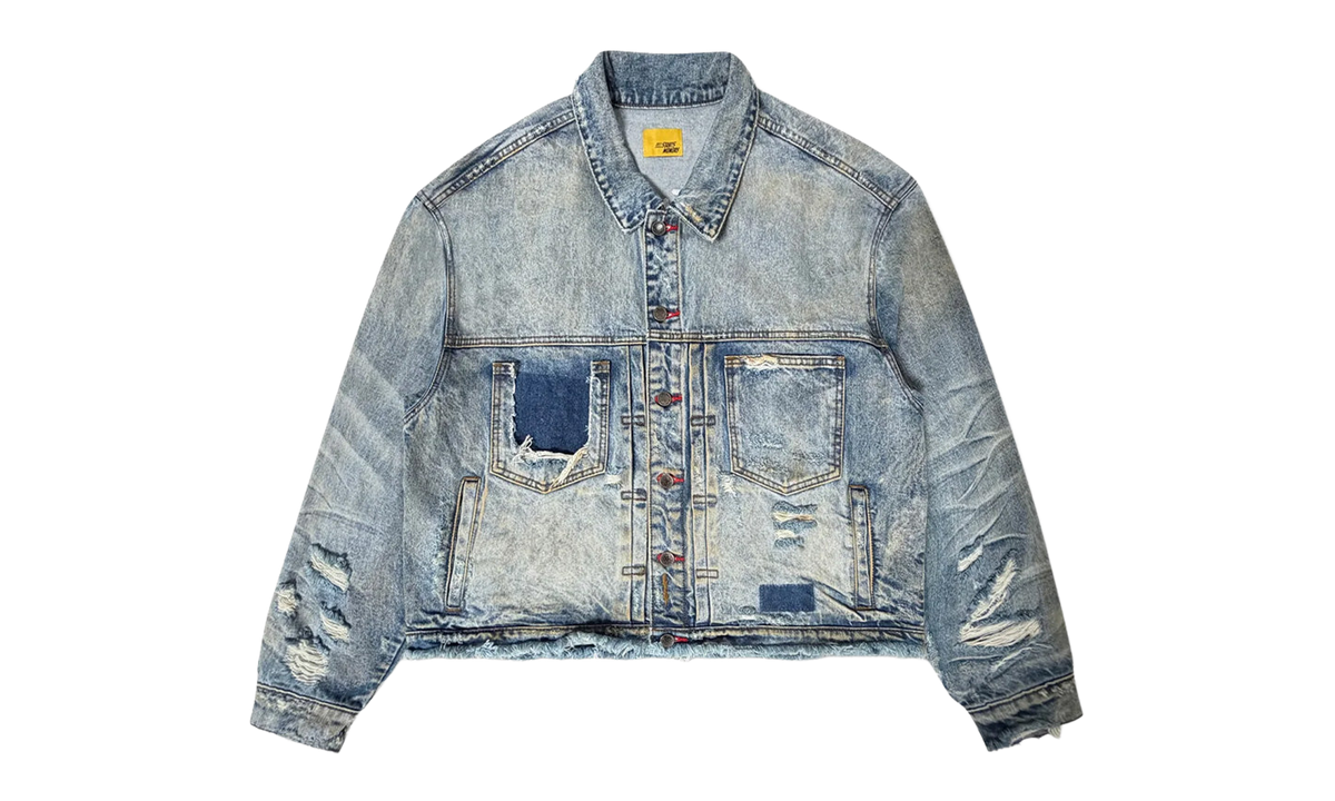 Cowboy Trucker Denim Jacket "Bleached Indigo" DSM FW26 012