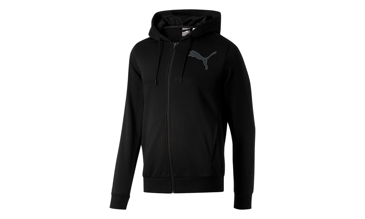 P48 MODERN SPORT FULL ZIP HOODY FLEECE "Black" 852357 01