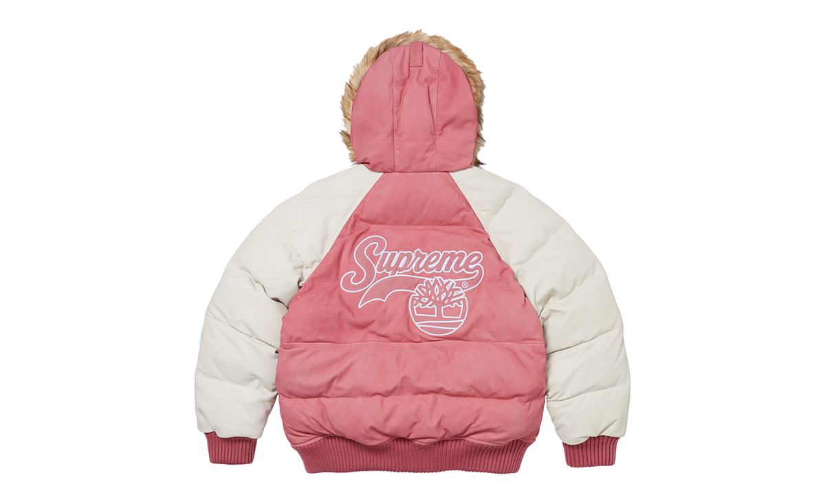 Timberland Suede Puffer Jacket "FW26 - Pink" SU29038