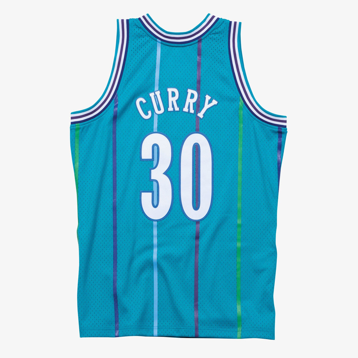 NBA SWINGMAN ROAD JERSEY HORNETS 1992 DELL CURRY "Teal" SMJYGS18146 CHOTEAL92DCU