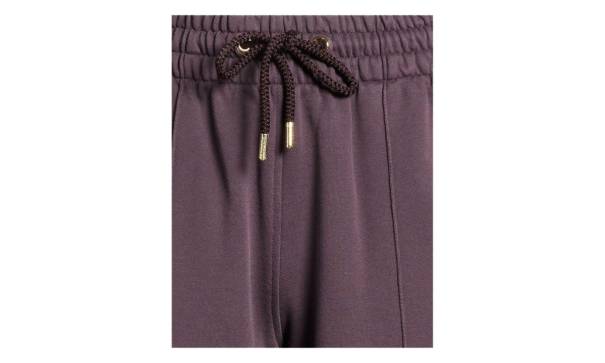 Embroidered Logo Track Pants WMNS "Burgundy" W AW25 JTR 101 04