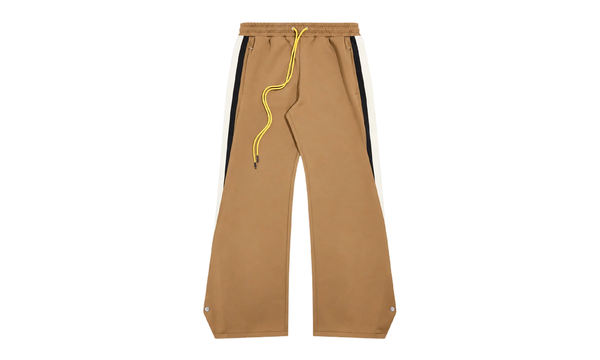Striped Snap Track Pants "Tan" DSM FW26 039