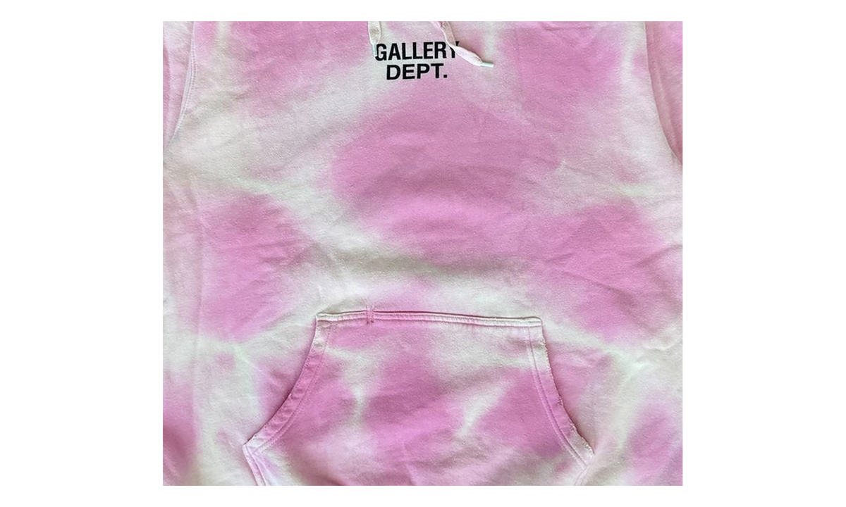 Logo Zip-Up Hoodie "Sunfaded Pink & Black" GD437