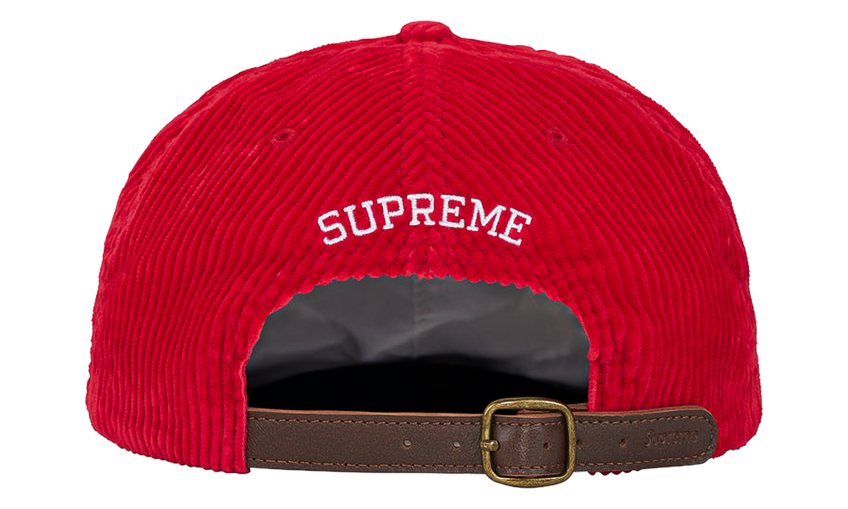 S Logo Cordoury 6-Panel "FW26 - Red" SU29087