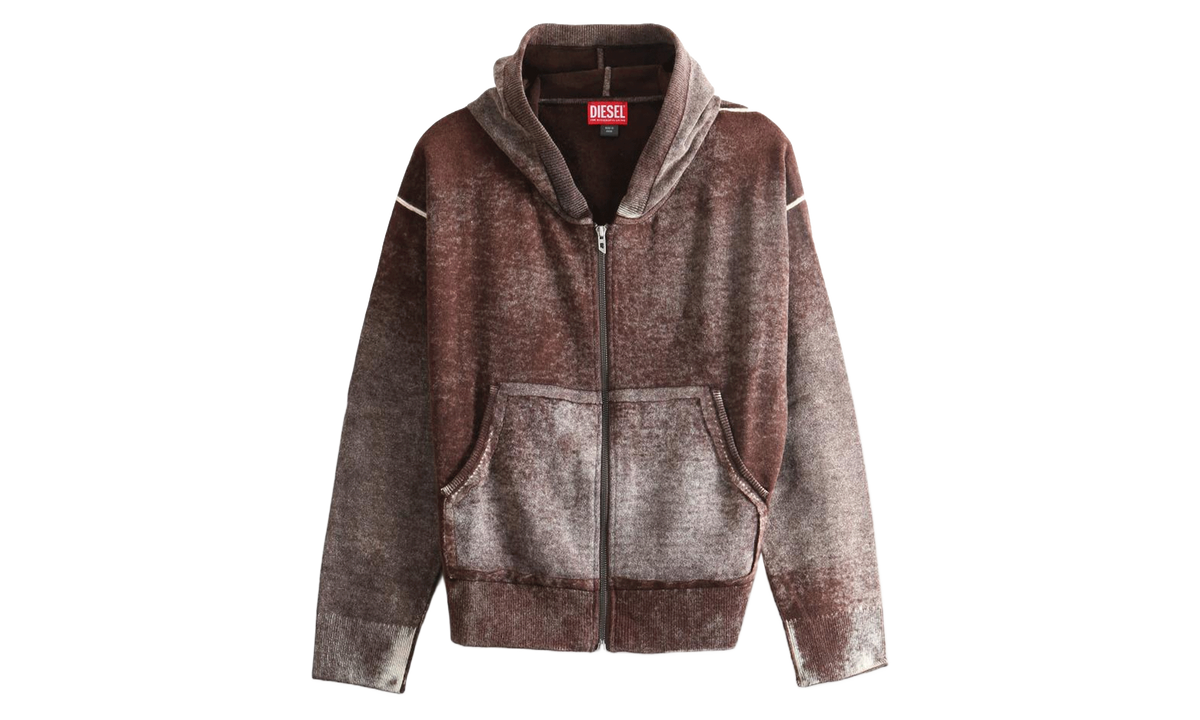 M-Hermine Zip-Up Hoodie WMNS "Brown" A22036 0TKCY 7BB