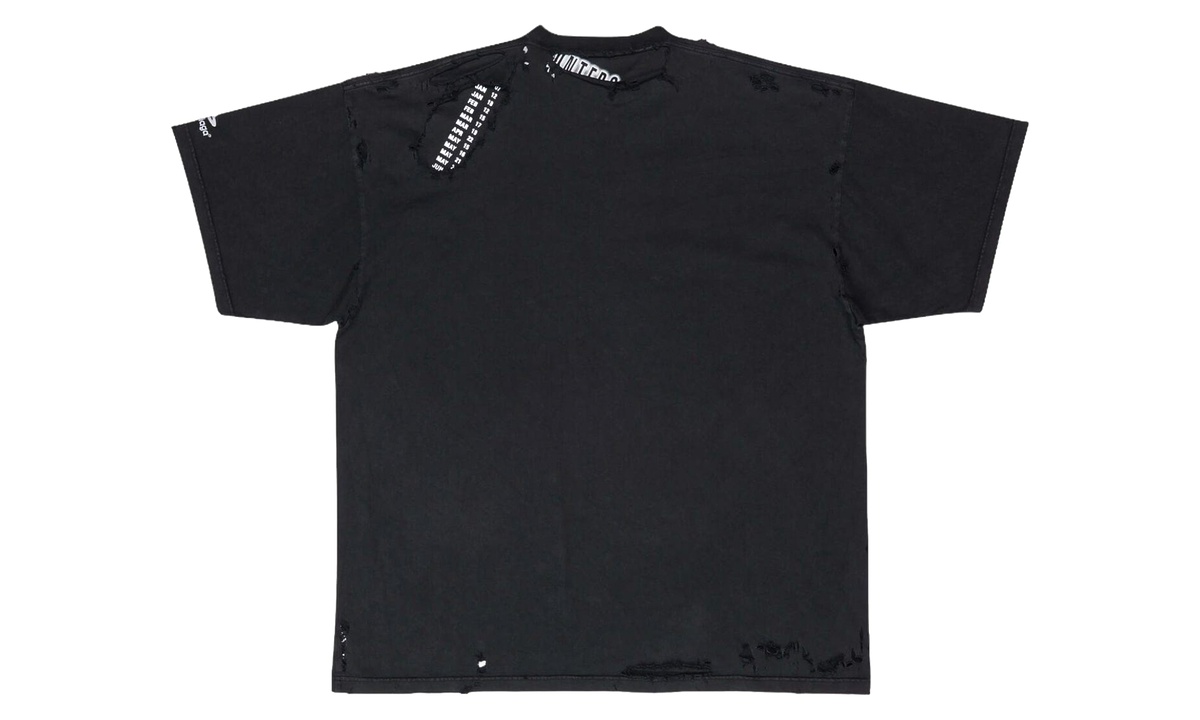 3B Sports Icon Repaired Oversized Short T-Shirt "Black" 704056 TMVA5 9034
