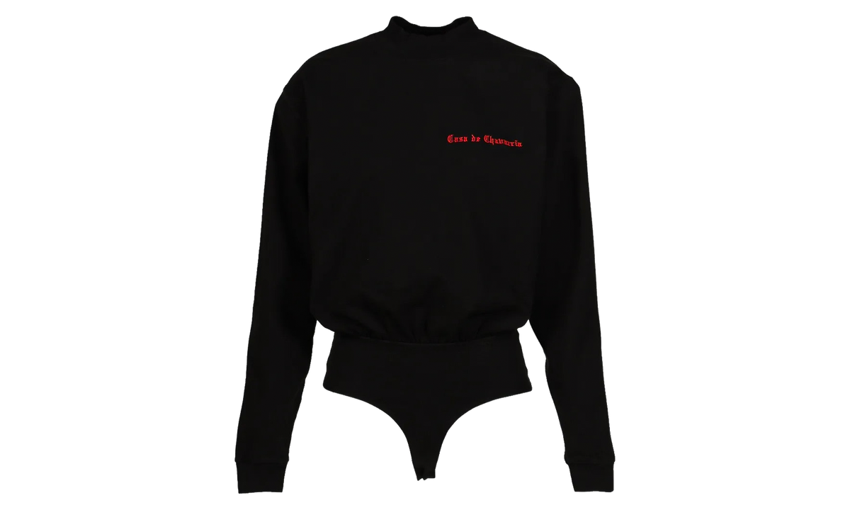Casa De Chavarria Long-Sleeve Bodysuit Top WMNS "Black Beauty" MWJTE010 061N 001