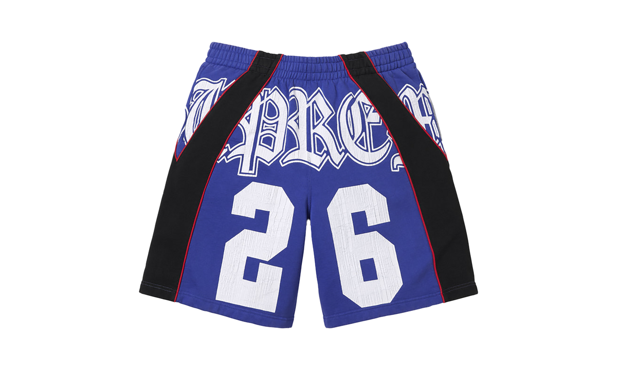 Paneled Sweatshort "FW26 - Royal" SU29023