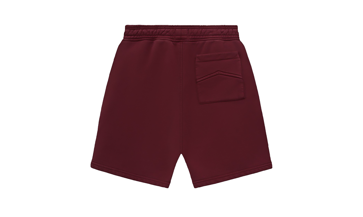Logo Embroidered Drawstring Sweatshort "Burgundy" RHPF24SH04012