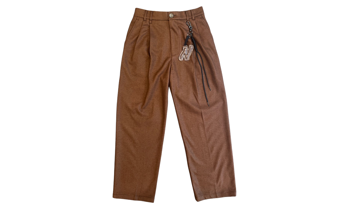Double Pleated Pant "Brown" 262 MPT108E BRWOBRN