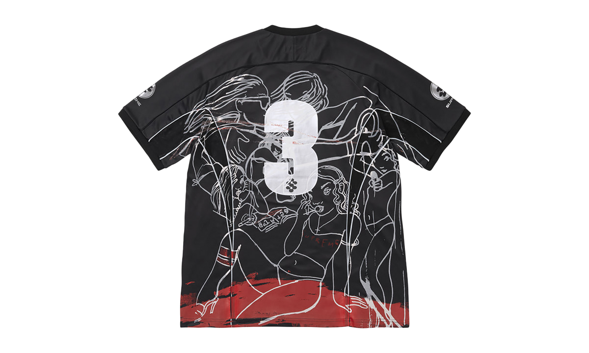 Rita Ackermann Soccer Jersey "FW26 - Black" SU28923